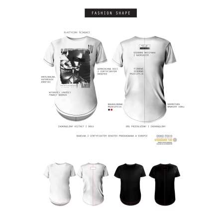 T-shirt men black M fashion - 5