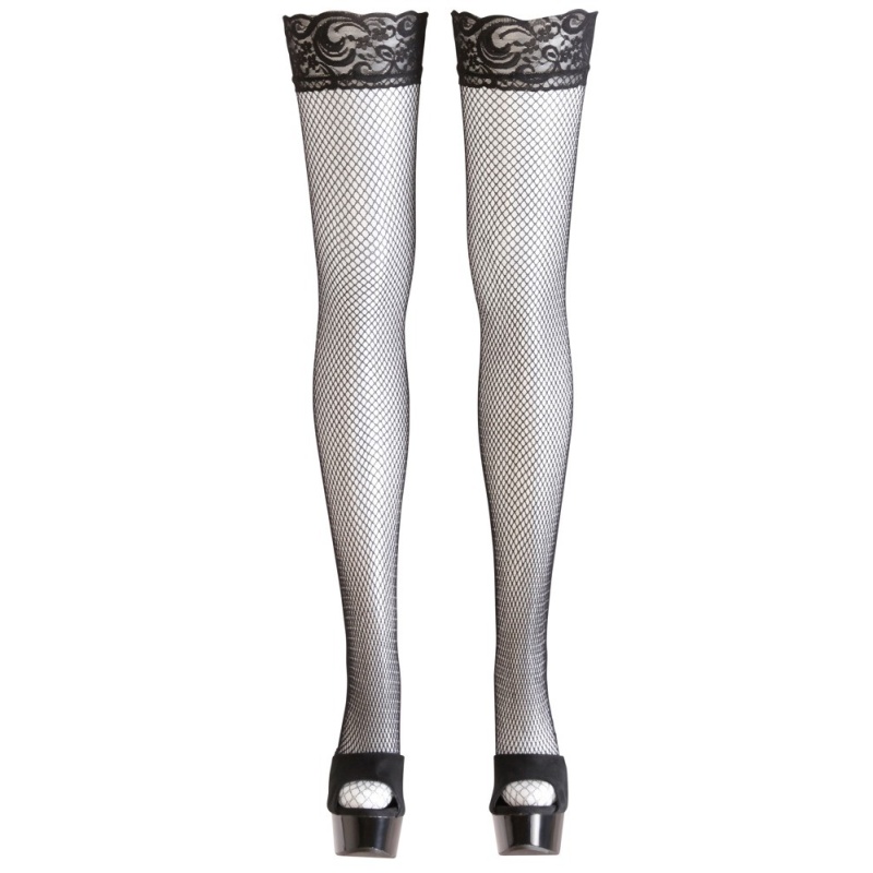 Net Hold-up Stockings black - 4