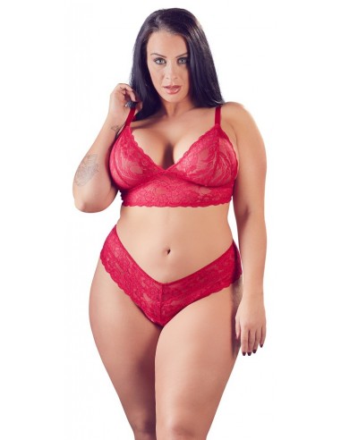 Bra and Red Briefs XL