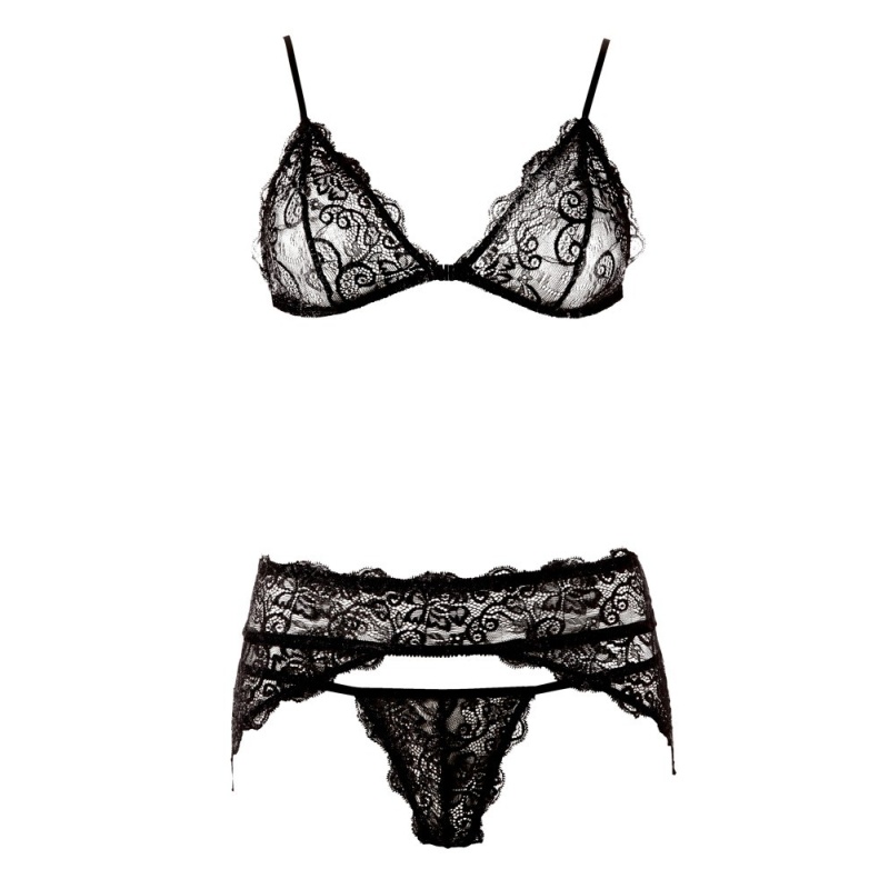 Lace Suspender Set - 5
