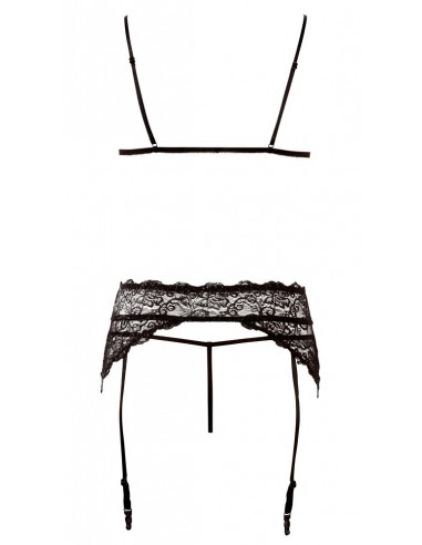 Lace Suspender Set M
