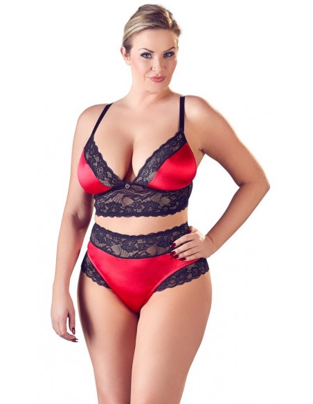 Bra Set black/red XL