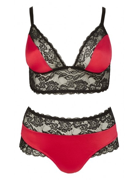 Bra Set black/red XL