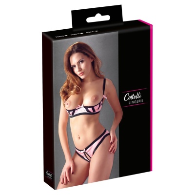 Half-cup Bra Set Rose - 1