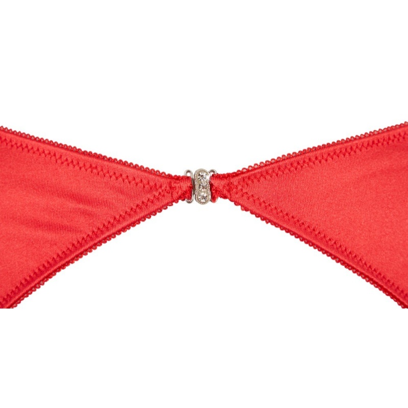 Shelf Bra Set red 80B/M - 6