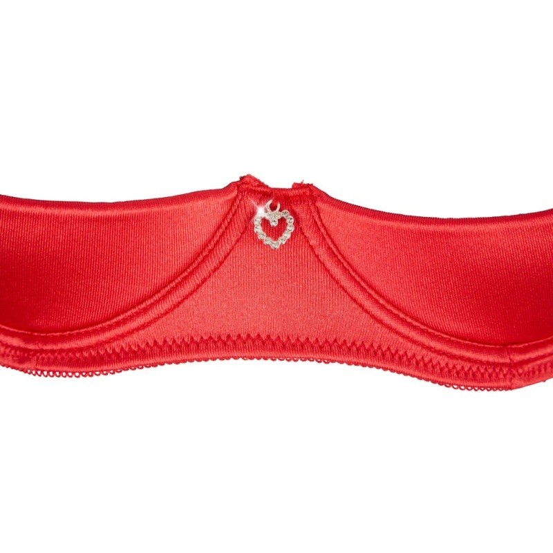 Shelf Bra Set red 85B/L - 5