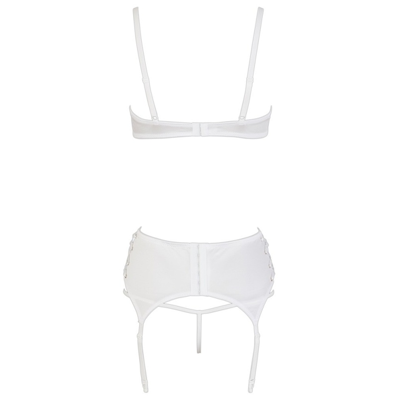 Shelf Bra Set white 80B/M - 4