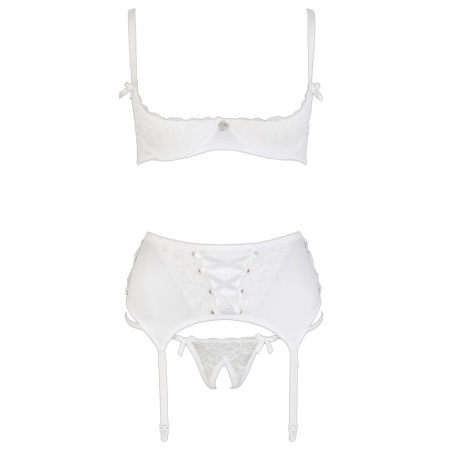 Shelf Bra Set white 80B/M - 9