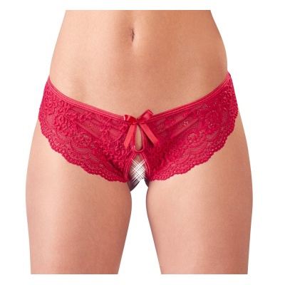 Lace Briefs Crotchless - 1 2