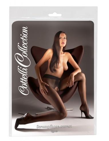 Crotchless Tights black 2