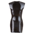 Wet Look Dress with Zip L - 6