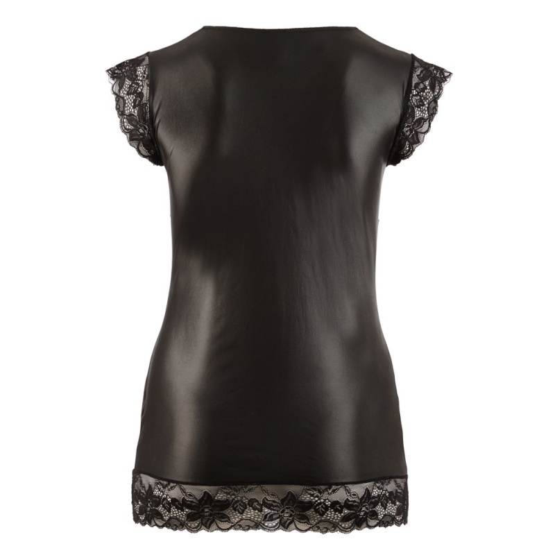 Wet Look Dress 2XL - 6