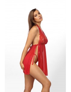 Bielizna- Belinda L/XL (Halka czerwona+ stringi) 2