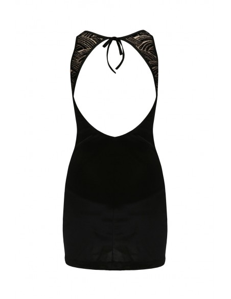 Bielizna-LARA CHEMISE black S/M - Casmir