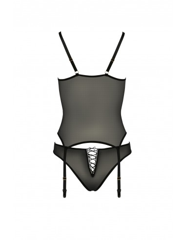 Bielizna-LARA CORSET black S/M - Casmir