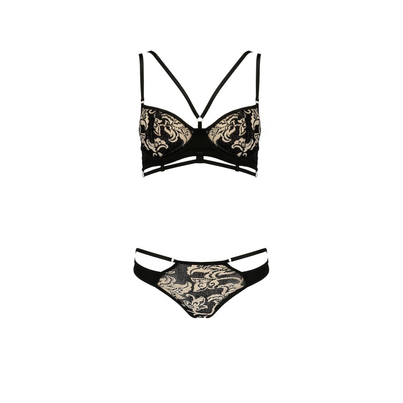 Bielizna-VICTORIA BIKINI black L/XL - Casmir - 3
