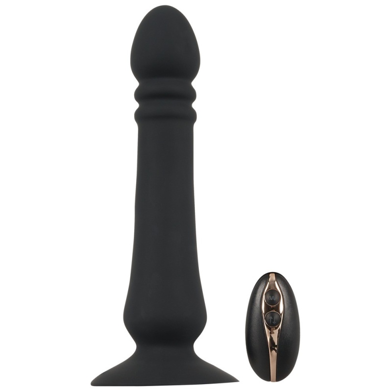 Wibrator analny Anal Thruster z wibracjami i ruchem posuwistym, 19,5–20,5 cm - 2