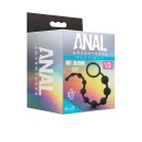 Koraliki analne Anal Adventures Platinum - 10 stopniowanych kulek z silikonu Ultrasilk, giętki trzon i pętelka, 31,7 cm - 2