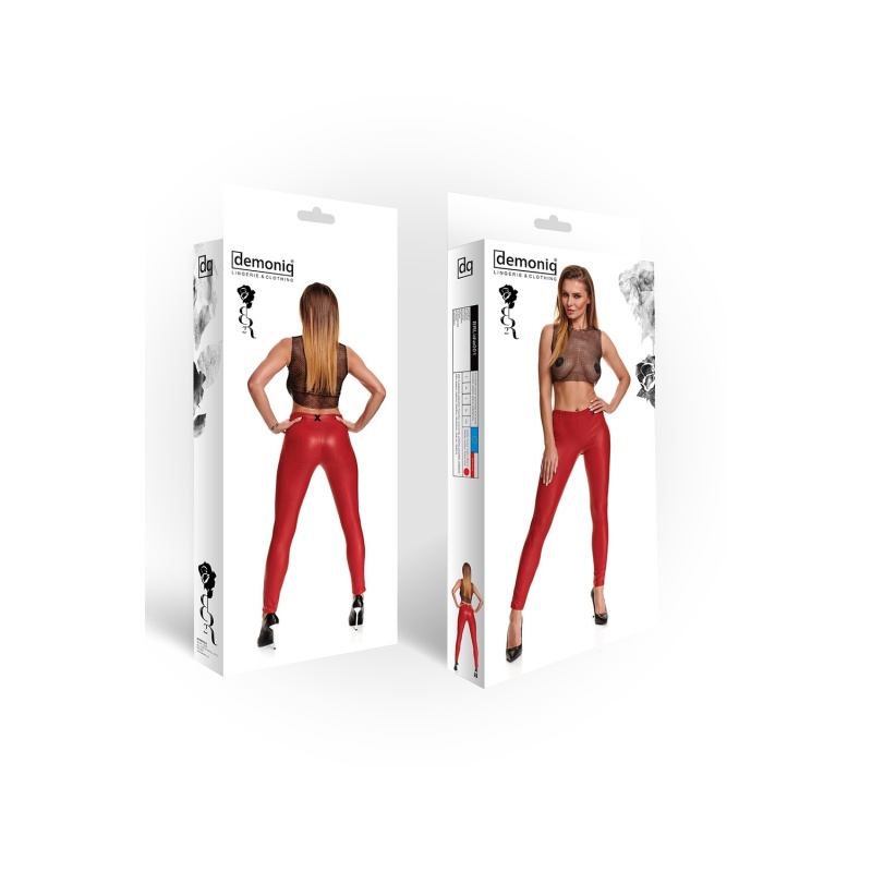 BRLIDIA001 legginsy czerwone rozmiar L - 7