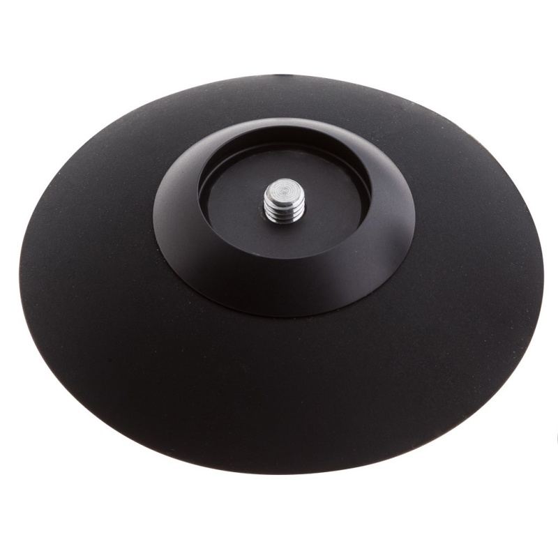 Korek analny MALESATION Alu-Plug chromowany z odpinaną przyssawką, średnica 3 cm - 5