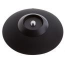 Korek analny MALESATION Alu-Plug chromowany z odpinaną przyssawką, średnica 3 cm - 5
