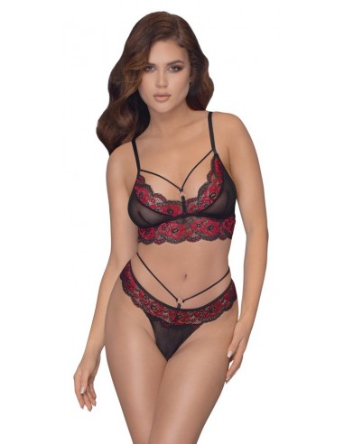 Bra Set black/red S