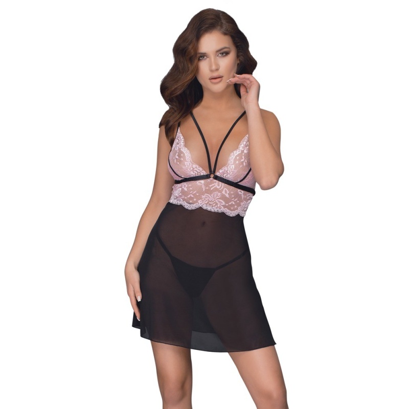 Babydoll black/pink - 2
