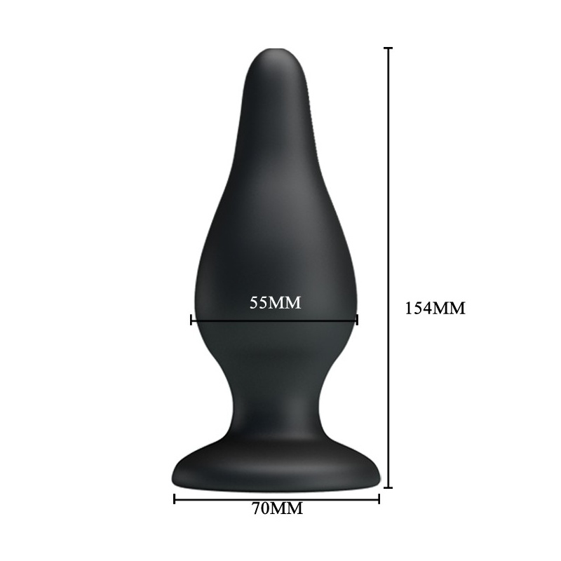 Korek analny Pretty Love Sturdy Anal Stimulation z podstawą przyssawkową 15,4 cm - 6