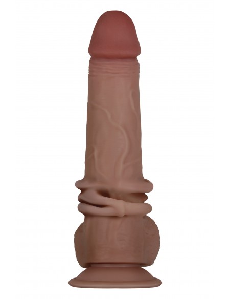 EVOLVED FLEXSKIN POSEABLE DILDO 9 DARK