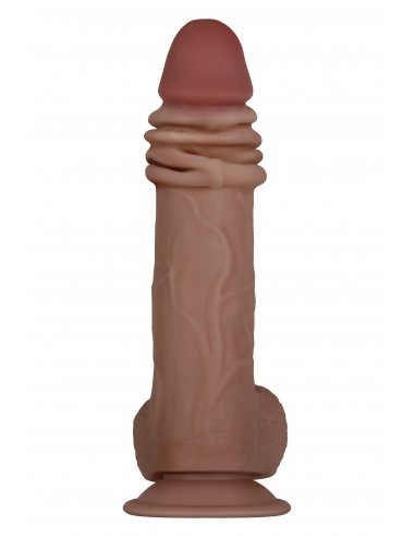 EVOLVED FLEXSKIN POSEABLE DILDO 9 DARK