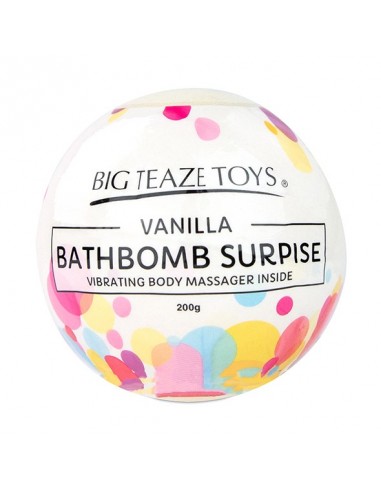 Big Teaze Toys - Bath Bomb Surprise with Vibrating Body Massager Vanilla
