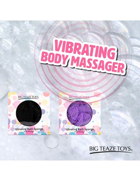 Big Teaze Toys - Bath Sponge Vibrating Purple
