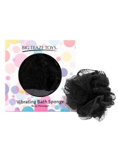 Big Teaze Toys - Bath Sponge Vibrating Black