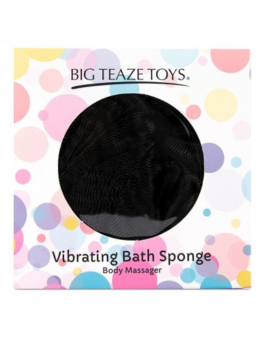Big Teaze Toys - Bath Sponge Vibrating Black