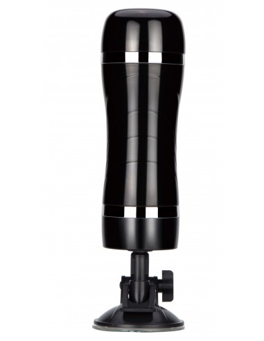 Masturbator-Bison Power-Vibrating Pussy Masturbator 7 Speed 28cm Black