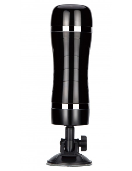 Masturbator-Bison Power-Vibrating Pussy Masturbator 7 Speed 28cm Black