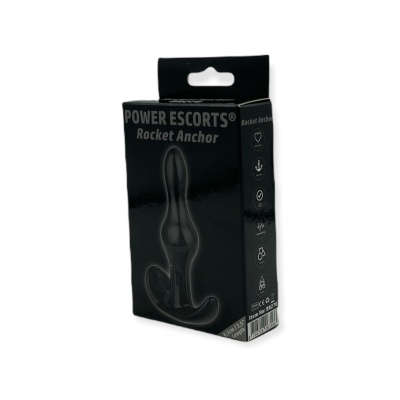Korek analny Rocket Anchor Plug 8,5 cm czarny - 1