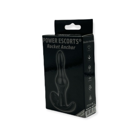 Korek analny Rocket Anchor Plug 8,5 cm czarny - 1