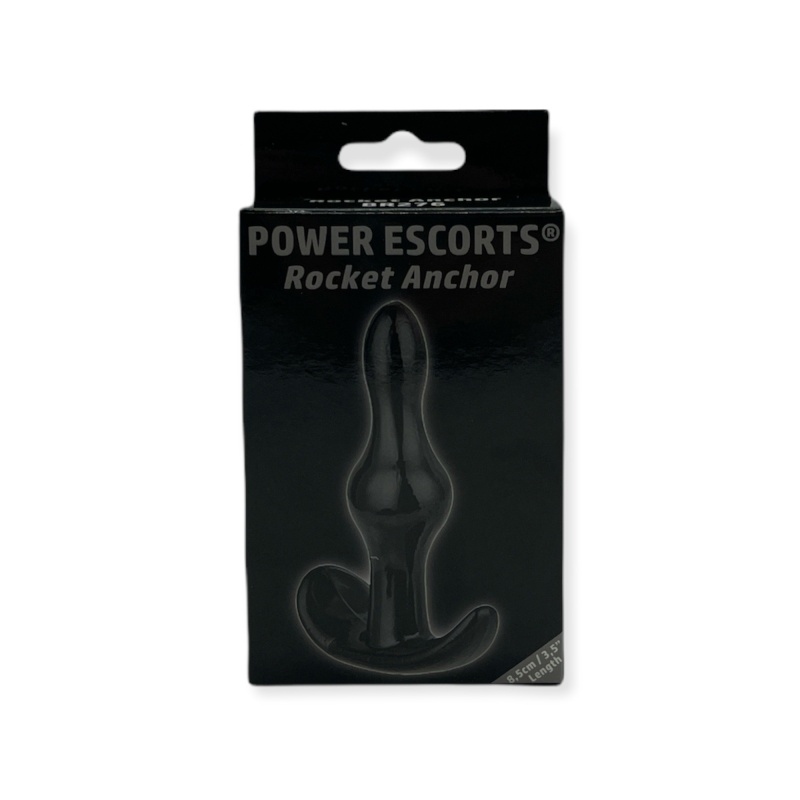 Korek analny Rocket Anchor Plug 8,5 cm czarny - 2
