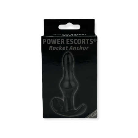 Korek analny Rocket Anchor Plug 8,5 cm czarny - 2