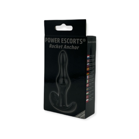 Korek analny Rocket Anchor Plug 8,5 cm czarny - 3