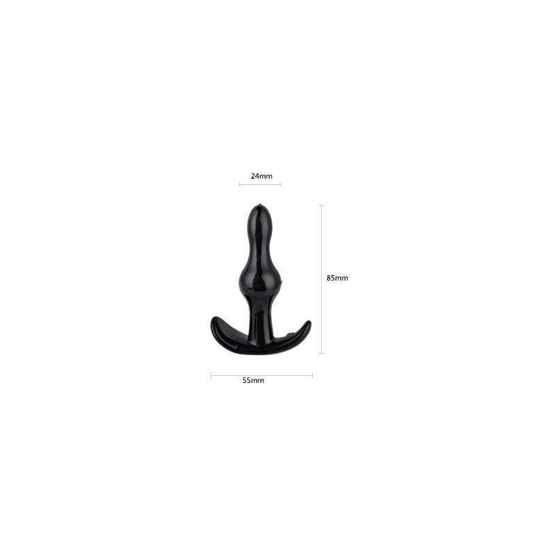 Korek analny Rocket Anchor Plug 8,5 cm czarny - 7