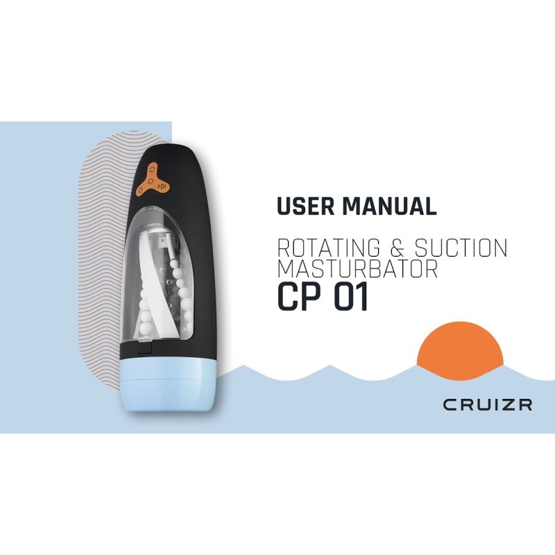 Automatyczny Masturbator Obrotowo-Ssący CRUIZR CP01 z Uchwytem Przyssawkowym, dł. 28,1 cm - 7