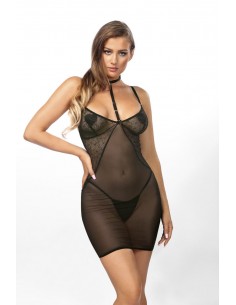 SANAE BLACK (CHEMISE/HALKA) S/M 2