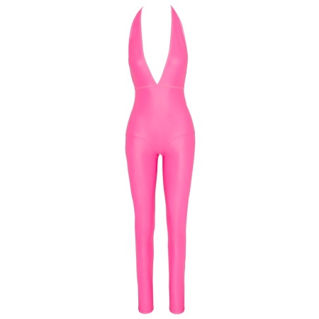 Jumpsuit hot pink L - 4