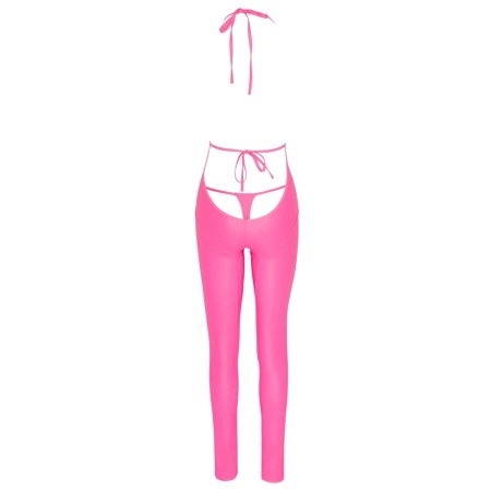 Jumpsuit hot pink L - 6
