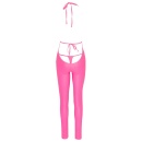 Jumpsuit hot pink L - 6