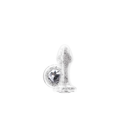 Korek Analny Buttplug Stardust Glam White - 1