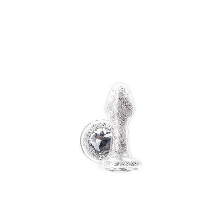Korek Analny Buttplug Stardust Glam White - 1