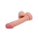 Undressed Debater — realistyczny dildo z płynnego silikonu Dual-Density z przyssawką, 19,2 cm, średnica maks. 3,6 cm - 5